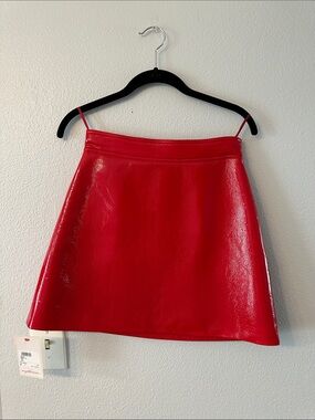 Miu Miu Skirt Red 38 NWT